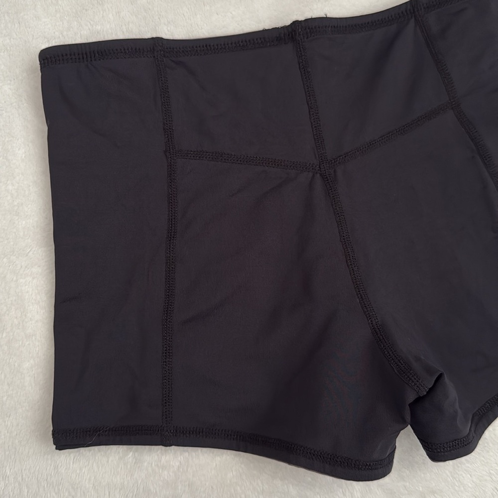 L*Space | Verona Reversible Swim Short Active Bikini Bottom Black/Purple (S) - Picture 7 of 16